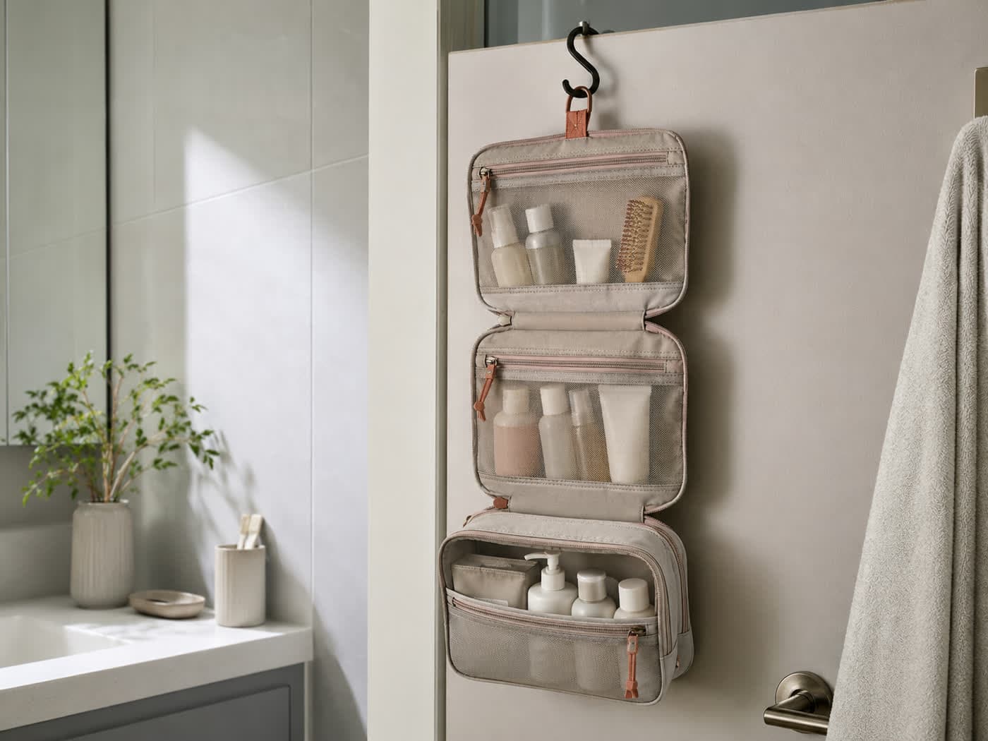 Standcase cosmetic organiser